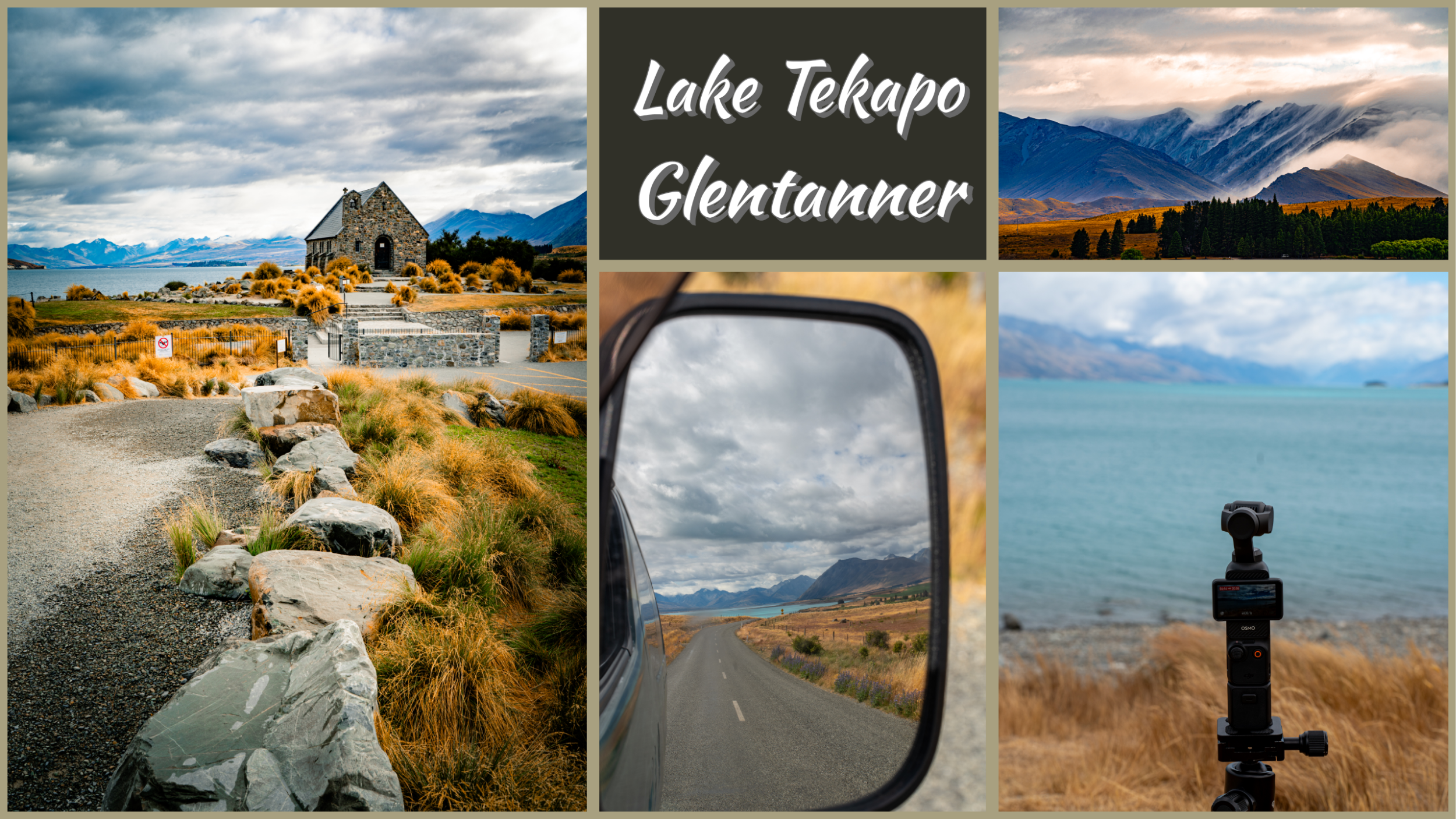 Vom Lake Tekapo nach Glentanner