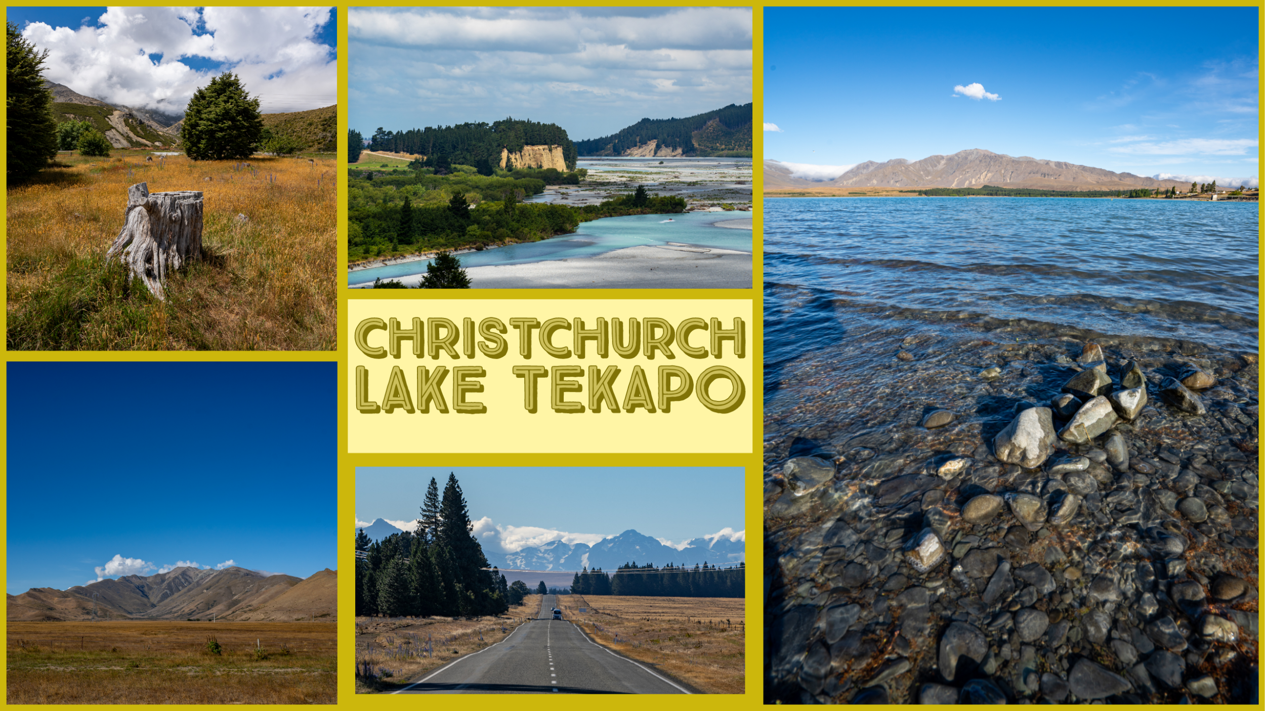 Von Christchurch zum Lake Tekapo